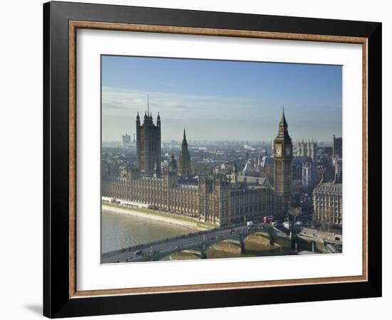 Big Ben and Houses of Parliament, London, England-Jon Arnold-Framed Photographic Print