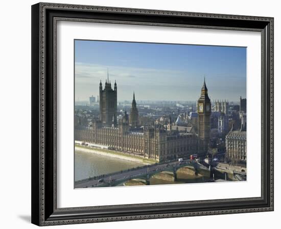 Big Ben and Houses of Parliament, London, England-Jon Arnold-Framed Photographic Print