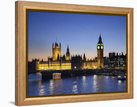 Big Ben and Houses of Parliament, London, England-Jon Arnold-Framed Premier Image Canvas