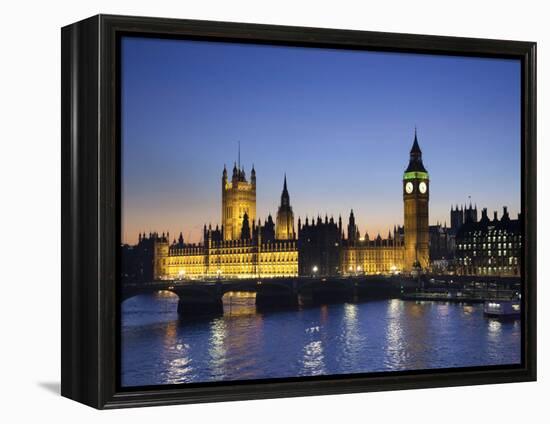 Big Ben and Houses of Parliament, London, England-Jon Arnold-Framed Premier Image Canvas