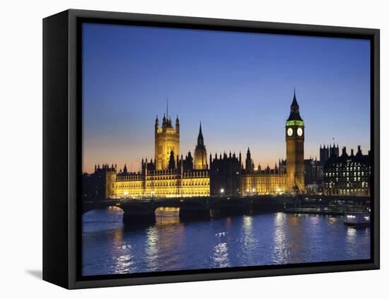 Big Ben and Houses of Parliament, London, England-Jon Arnold-Framed Premier Image Canvas