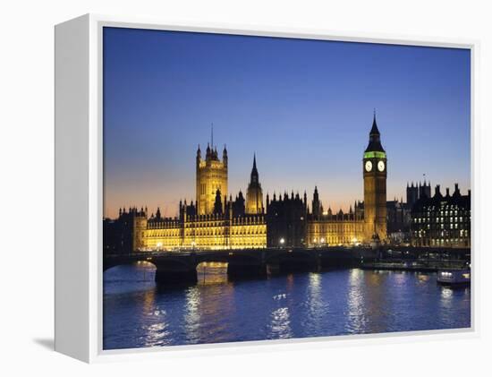 Big Ben and Houses of Parliament, London, England-Jon Arnold-Framed Premier Image Canvas