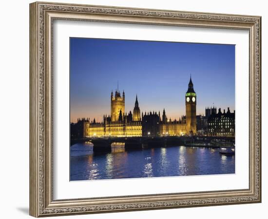 Big Ben and Houses of Parliament, London, England-Jon Arnold-Framed Photographic Print