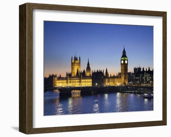 Big Ben and Houses of Parliament, London, England-Jon Arnold-Framed Photographic Print