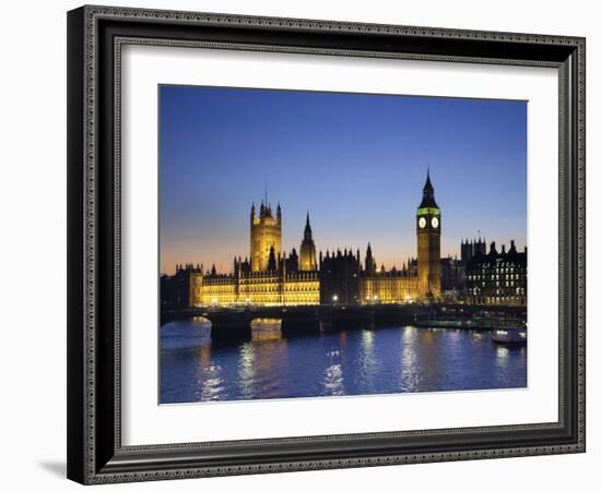 Big Ben and Houses of Parliament, London, England-Jon Arnold-Framed Photographic Print