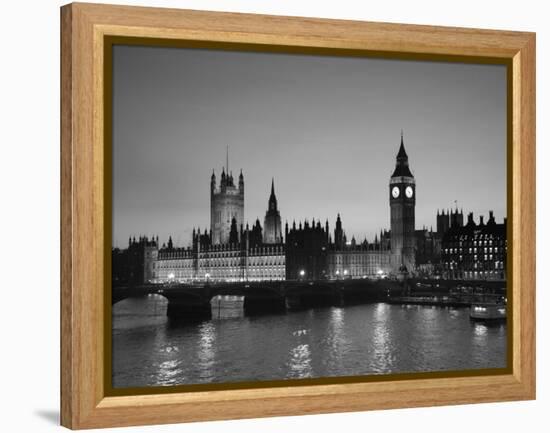 Big Ben and Houses of Parliament, London, England-Jon Arnold-Framed Premier Image Canvas