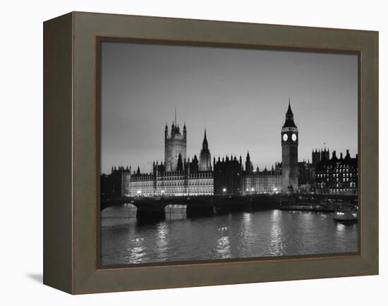 Big Ben and Houses of Parliament, London, England-Jon Arnold-Framed Premier Image Canvas
