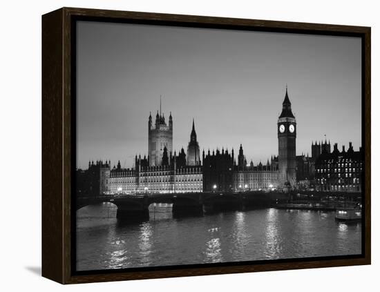 Big Ben and Houses of Parliament, London, England-Jon Arnold-Framed Premier Image Canvas