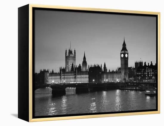 Big Ben and Houses of Parliament, London, England-Jon Arnold-Framed Premier Image Canvas