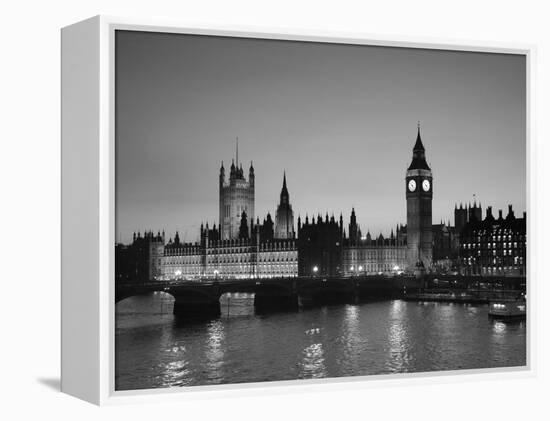 Big Ben and Houses of Parliament, London, England-Jon Arnold-Framed Premier Image Canvas