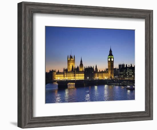 Big Ben and Houses of Parliament, London, England-Jon Arnold-Framed Photographic Print