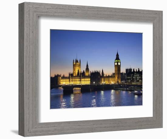 Big Ben and Houses of Parliament, London, England-Jon Arnold-Framed Photographic Print