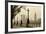 Big Ben And Houses Of Parliament, London In Fog-tombaky-Framed Art Print