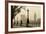 Big Ben And Houses Of Parliament, London In Fog-tombaky-Framed Art Print