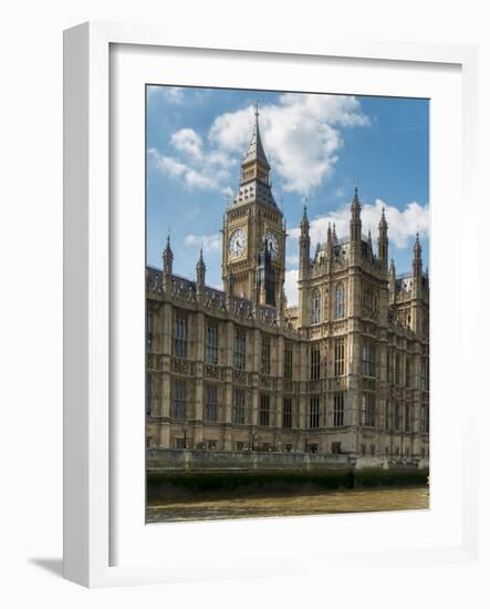 Big Ben And Houses Of Parliament-Charles Bowman-Framed Photographic Print