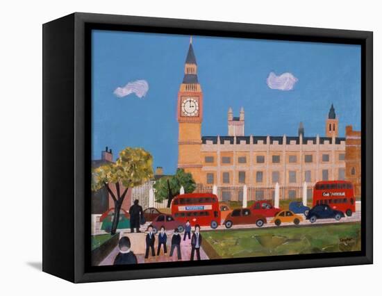 Big Ben and Parliament Square-William Cooper-Framed Premier Image Canvas