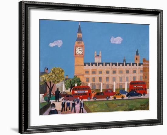 Big Ben and Parliament Square-William Cooper-Framed Giclee Print