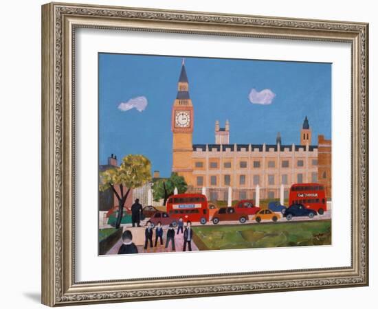 Big Ben and Parliament Square-William Cooper-Framed Giclee Print