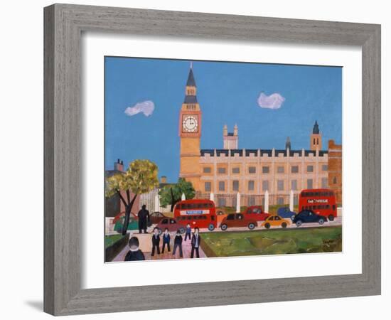 Big Ben and Parliament Square-William Cooper-Framed Giclee Print