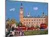 Big Ben and Parliament Square-William Cooper-Mounted Giclee Print