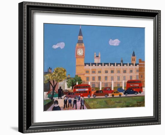 Big Ben and Parliament Square-William Cooper-Framed Giclee Print