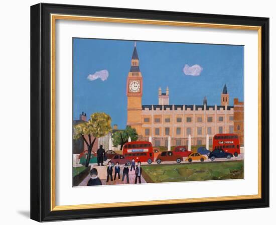 Big Ben and Parliament Square-William Cooper-Framed Giclee Print