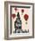 Big Ben and Red Hot Air Balloons-Fab Funky-Framed Premium Giclee Print