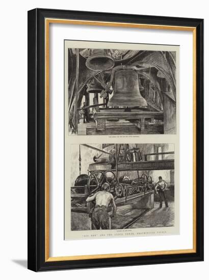 Big Ben and the Clock Tower, Westminster Palace-Charles Paul Renouard-Framed Giclee Print