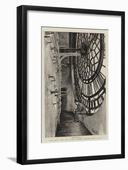 Big Ben and the Clock Tower, Westminster Palace-Charles Paul Renouard-Framed Premium Giclee Print