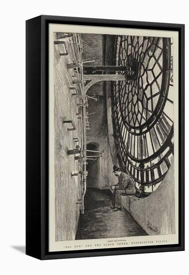 Big Ben and the Clock Tower, Westminster Palace-Charles Paul Renouard-Framed Premier Image Canvas