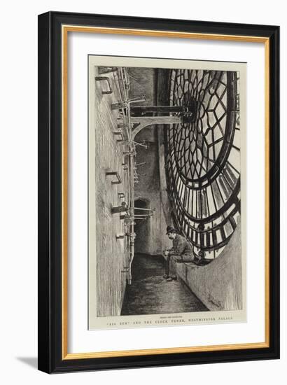 Big Ben and the Clock Tower, Westminster Palace-Charles Paul Renouard-Framed Giclee Print