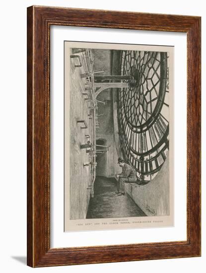 Big Ben and the Clock Tower-null-Framed Giclee Print