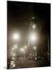 Big Ben and the Houses of Parliament Floodlit for the Opening of the Festival of Britain, 1951-null-Mounted Photographic Print