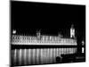 Big Ben and the Houses of Parliament Lit up at Night, 1951-null-Mounted Photographic Print
