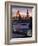 Big Ben and the Houses of Parliament Seen across the River Thames from Waterloo Bridge at Sunset-Julian Love-Framed Photographic Print