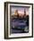 Big Ben and the Houses of Parliament Seen across the River Thames from Waterloo Bridge at Sunset-Julian Love-Framed Photographic Print