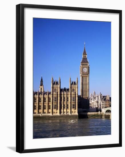 Big Ben and the Houses of Parliament, Westminster, London, England, United Kingdom-Roy Rainford-Framed Photographic Print