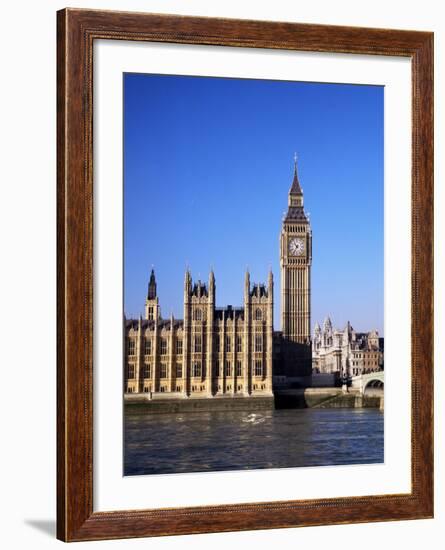 Big Ben and the Houses of Parliament, Westminster, London, England, United Kingdom-Roy Rainford-Framed Photographic Print