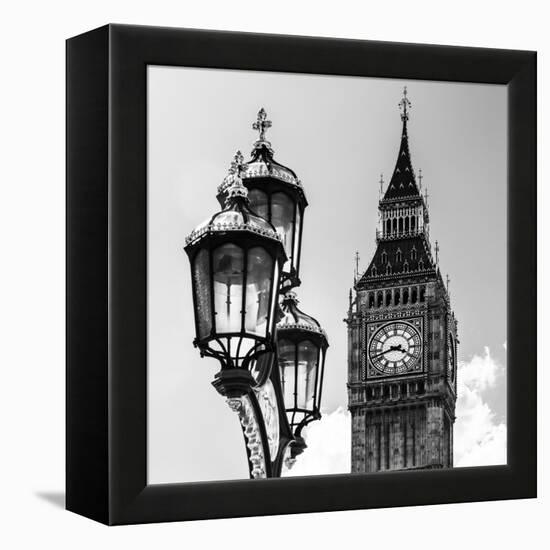 Big Ben and the Royal Lamppost UK - City of London - UK - England - United Kingdom - Europe-Philippe Hugonnard-Framed Premier Image Canvas