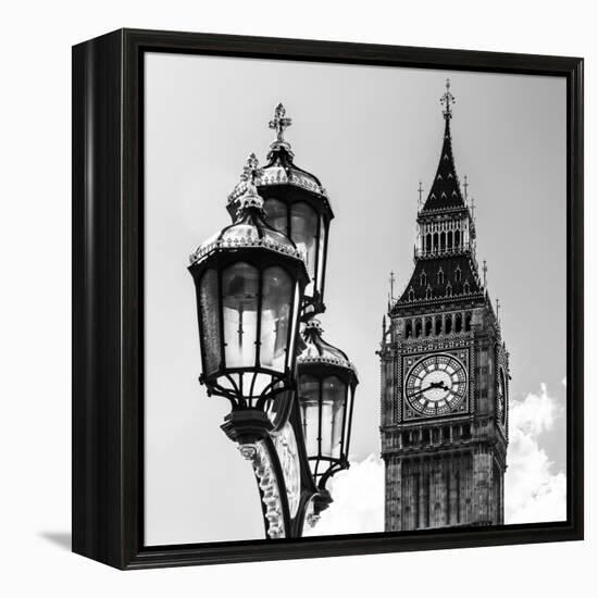 Big Ben and the Royal Lamppost UK - City of London - UK - England - United Kingdom - Europe-Philippe Hugonnard-Framed Premier Image Canvas