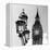 Big Ben and the Royal Lamppost UK - City of London - UK - England - United Kingdom - Europe-Philippe Hugonnard-Framed Premier Image Canvas