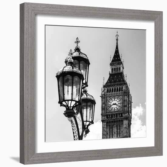 Big Ben and the Royal Lamppost UK - City of London - UK - England - United Kingdom - Europe-Philippe Hugonnard-Framed Photographic Print