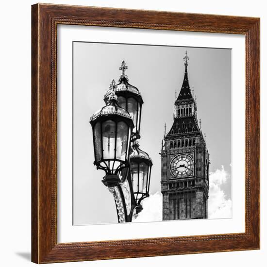 Big Ben and the Royal Lamppost UK - City of London - UK - England - United Kingdom - Europe-Philippe Hugonnard-Framed Photographic Print