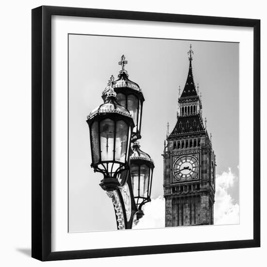 Big Ben and the Royal Lamppost UK - City of London - UK - England - United Kingdom - Europe-Philippe Hugonnard-Framed Photographic Print