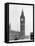 Big Ben and Westminister Bridge circa 1930-null-Framed Premier Image Canvas