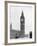 Big Ben and Westminister Bridge circa 1930-null-Framed Photographic Print