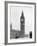 Big Ben and Westminister Bridge circa 1930-null-Framed Photographic Print