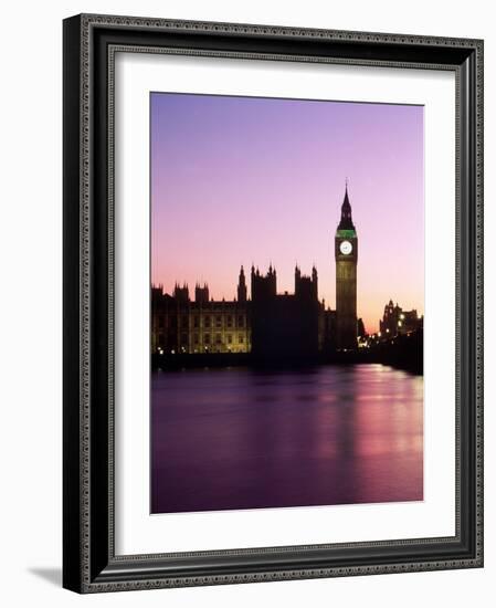Big Ben at Dusk in London, England-null-Framed Photographic Print