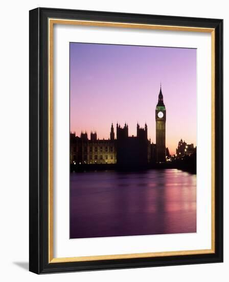 Big Ben at Dusk in London, England-null-Framed Photographic Print