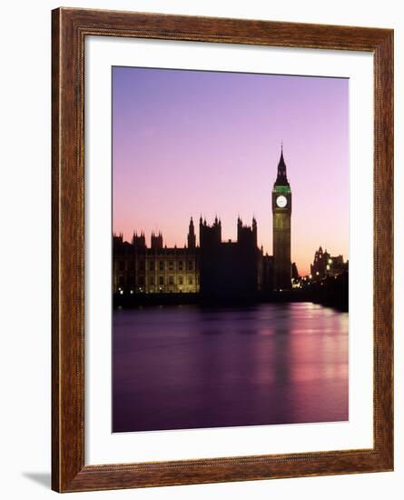 Big Ben at Dusk in London, England-null-Framed Photographic Print